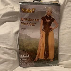 Spirit Barbarian Warrior costume. Size medium 8-10